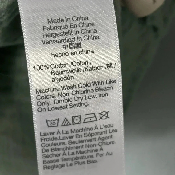 Madewell | gauzey | tie shoulder | flowy | crop | medium - Picture 9 of 10